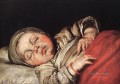 Sleeping Child Italian Baroque Bernardo Strozzi